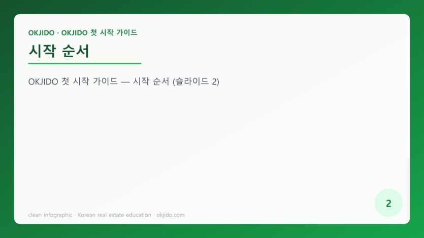 시작 순서