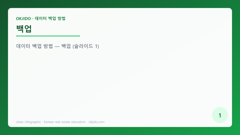백업